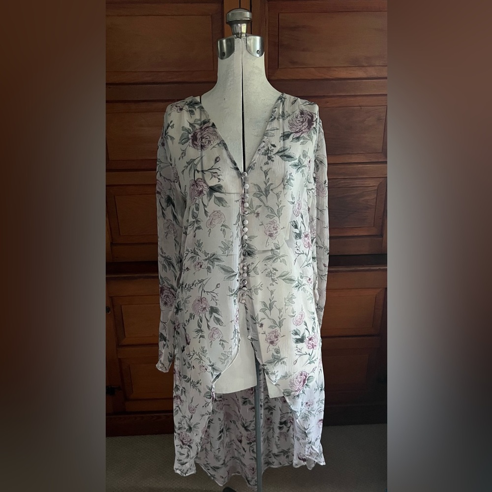 Kimchi Blue Sheer High-low Duster